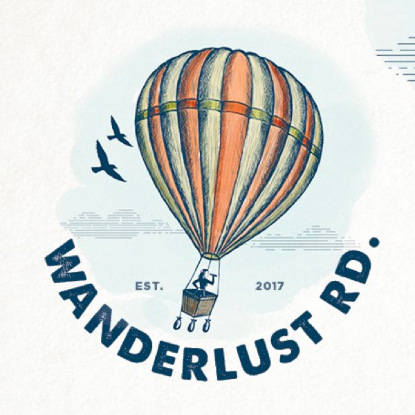 Logo & Squarespace website with the title 'Wanderlust Rd'