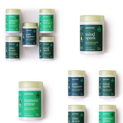 Product renderings for a supplement line
