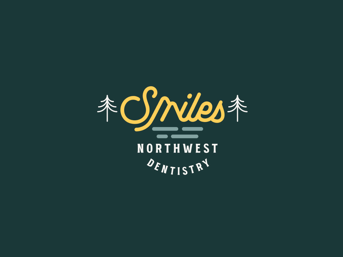 A logo created in a Studio 1-to-1 project for Smiles Northwest Dentistry