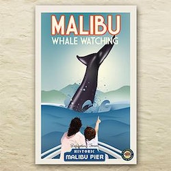 Logo design for Malibu Pier by mpkz