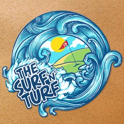 Logo design for The Surf 'N' Turf by BATHI