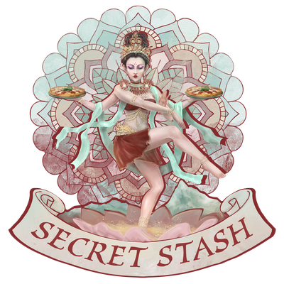 Secret Stash Pizza - tee design