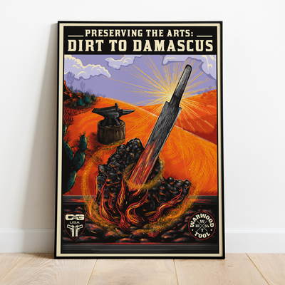 Vintage Poster design for Dirt To Damascus
